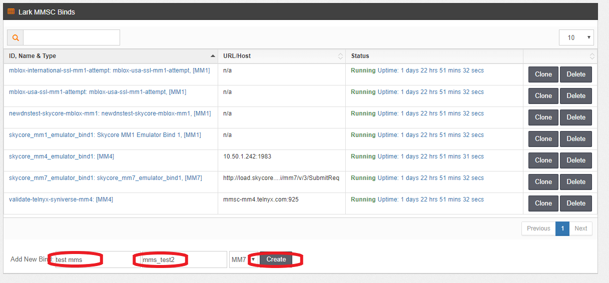 MMS Bind Documentation