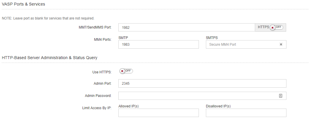 vasp ports 1.0 Documentation